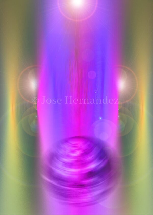 Fine Art Giclee - ASCENSION (7"x10") with LOVE Meditation